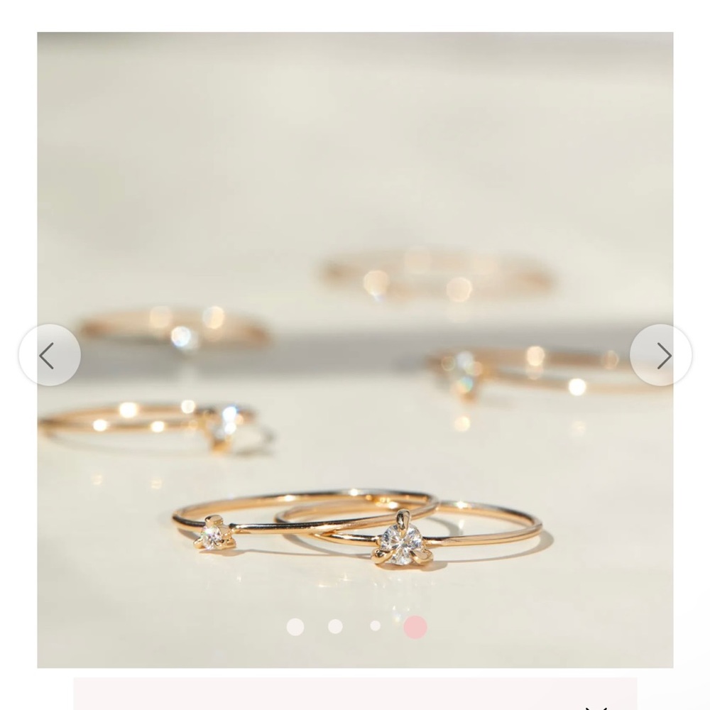 Catbird Diamond Fizz ring, sparkler